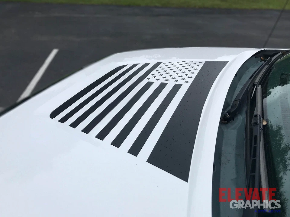 Calcomanías para Toyota Tundra capó central rayas vinilo gráficos pegatinas 2014-2021 Foto 3 de 4