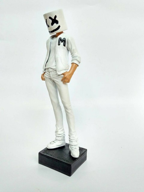 DJ Marshmello figure figurine sculpture, epoxy clay figurine - hand sculpt | eBay
