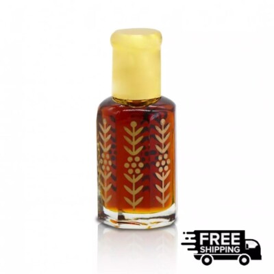 Black Oudh Arabic Attar Perfume Woody Herbal Oil Fragrance Non Alcohol 12 ml