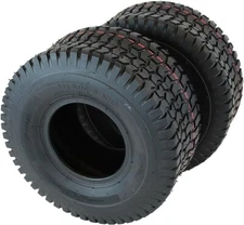 Antego Tire & Wheel - (Set of 2) (ATW-001) 15x6.00-6NHS Lawn Mower Tires, 4 Ply