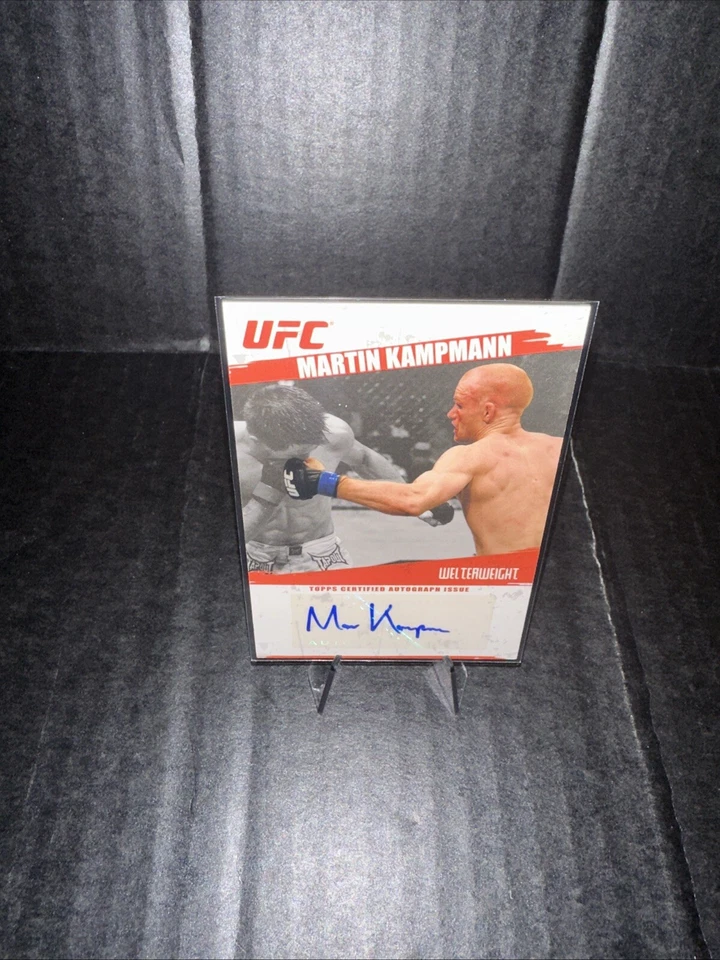 Martin Kampmann 2009 Topps UFC ROOKIE AUTO (Blue Ink) #FA-MK Welterweight RC - Image 3 of 3