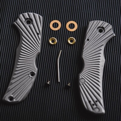 TC21 Handle Scales + Backspaec for Spyderco C41 Native without Steel Lining