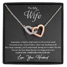 To My Wife Necklace, Gift For Wife, Anniversary Gift For Wife, Necklace For Wife