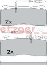 Original Metzger brake pad set disc brake 1170534 for Citroën Fiat Lancia