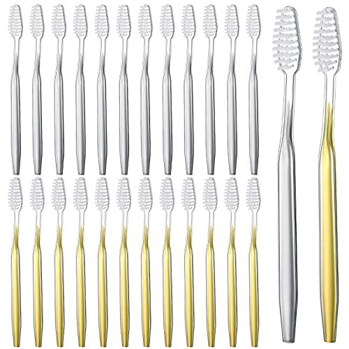 Remerry 100 Pack Individually Wrapped Disposable Toothbrushes Bulk Travel 