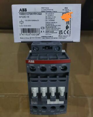 1pc ABB NF22E-13 100-250V50/60HZ-DC Contactor Relay 1SBH137001R1322