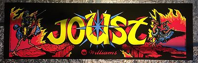 Joust Arcade Marquee 24.25'' x 7.25''