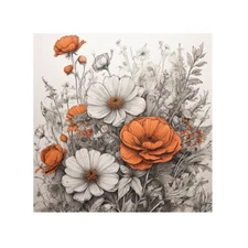 Digital Image of Whispers of Wildflowers PNG downloadable file