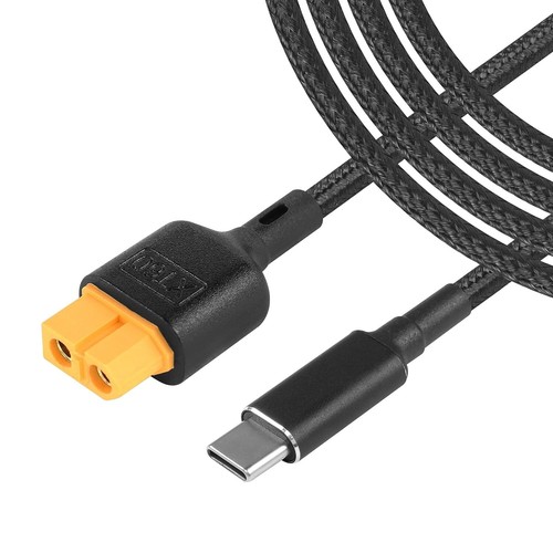 PD USB C to XT60 Power Charging Cable Adapter Cable Solar Drone Energy Storage - Picture 2 of 9