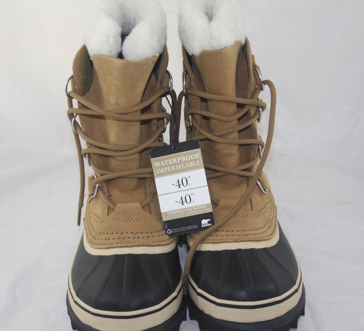 WOMEN'S SOREL CARIBOU WINTER SNOW BOOTS BUFF COLOR NL1005-280 | eBay