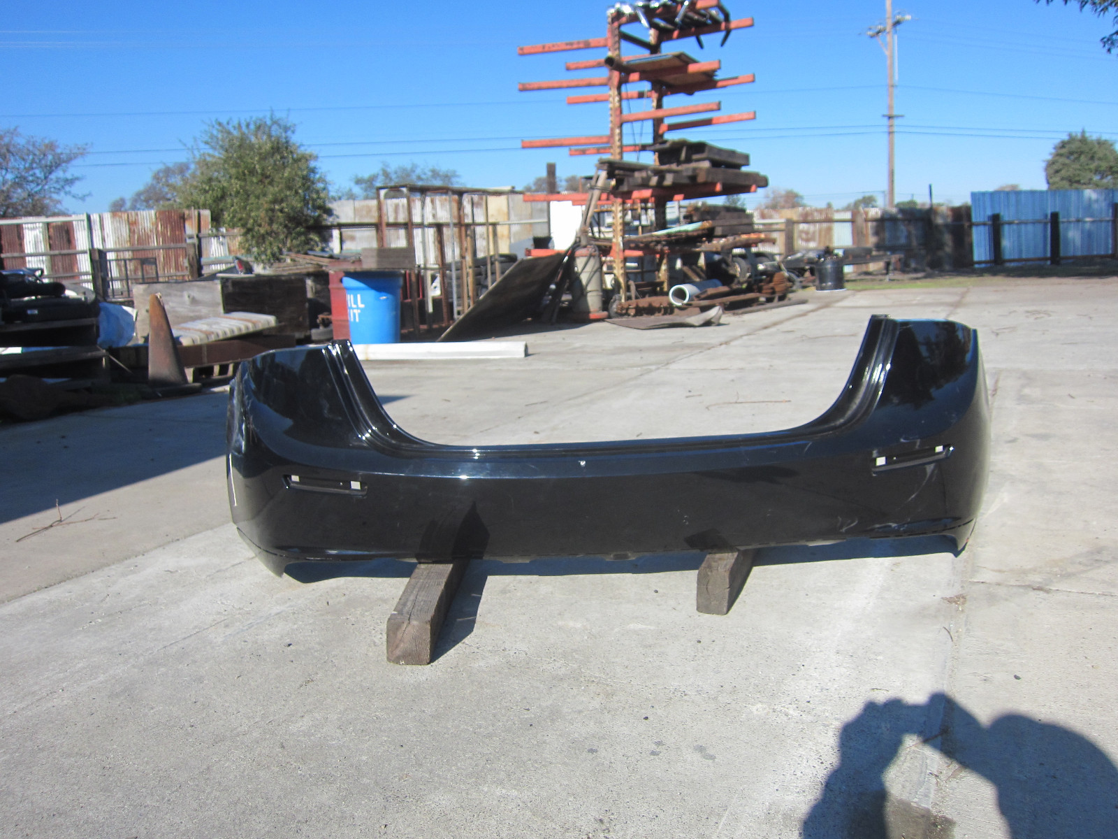 Maserati Ghibli - Rear Bumper Cover/ (Black)  -  P/N- 673004365
