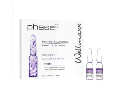 Wellmaxx/Phase2 Solution Concentrates ''Refine'' 7x1ml/Anti-Aging/Hautpflege 