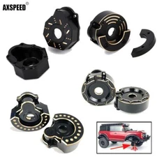 AXSPEED Heavy Duty Brass Steering Knuckle Portal Cover Weights for 1:10 RC TRX4