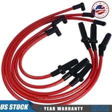NEW Ignition Spark Plug Wires Red 10.5mm For Pontiac 3800 Series II L67 JDMSPEED