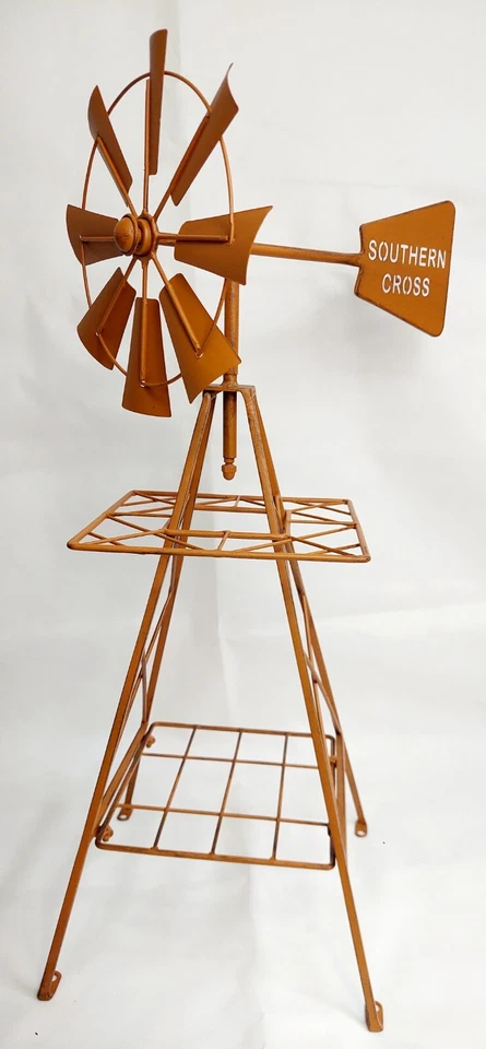 Rustic color Metal Windmill Art Ornament Sculpture Home Garden Décor *80 cm*