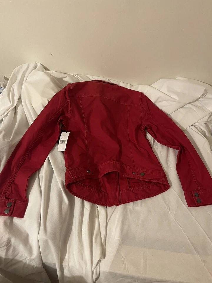 NWT Liverpool Los Angeles Clean Moto Jacket Xs Deep Red – Retail $129 - Image 2 of 4