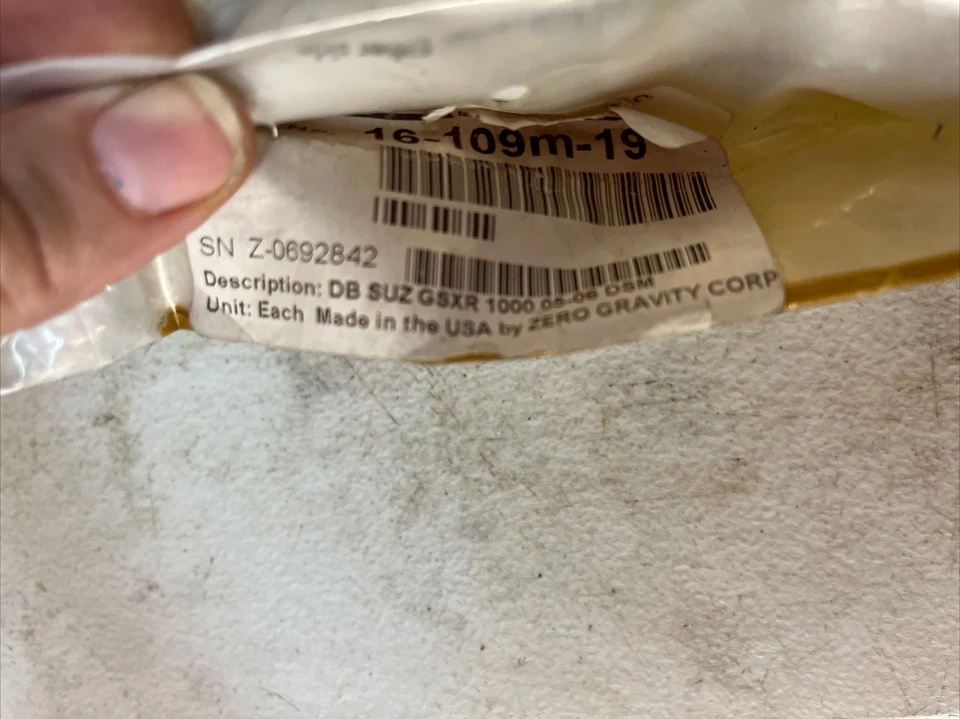 Parabrisas de doble burbuja gravedad cero humo oscuro para Suzuki GSX-R1000 2005-2006 Foto 4 de 4