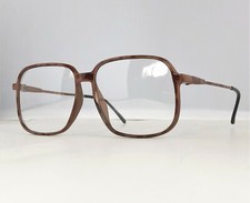 TRUE VINTAGE BELLE QUALITE ELAN LIGHT TORTOISE EYEGLASS FRAMES NOS KOREA