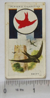 1933 Player's Boy Scout & Girl Guide Patrol Signs & Embleme No. 21 Swift