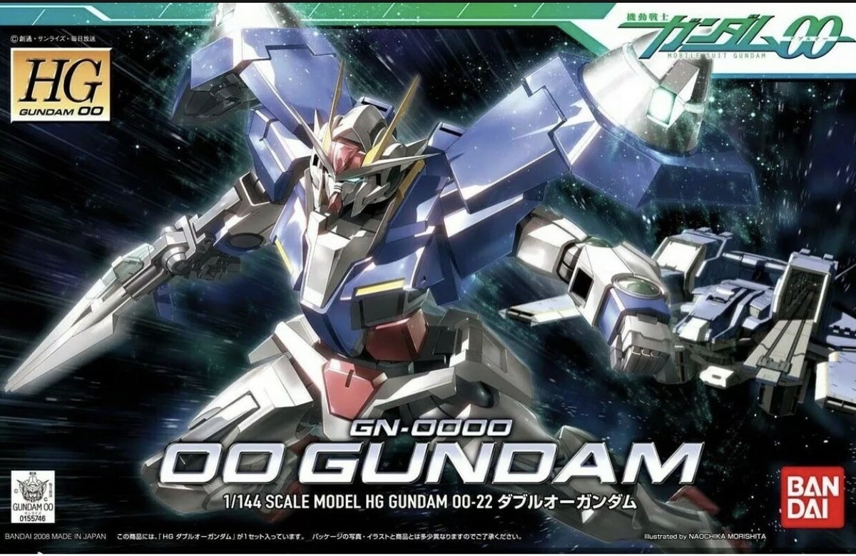 Bandai HG 1/144 GN-0000 00 Gundam Mobile Suit Gundam 00 Model Kit