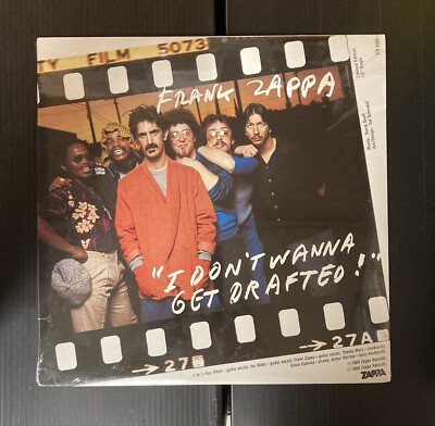 Frank Zappa I Don t Wanna Get Drafted 12  Single Canadian Pressing 1980 Sealed!