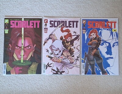 Scarlett #2 Image Skybound Comics 2024 Energon Universe Lot of 3 Variant Covers 