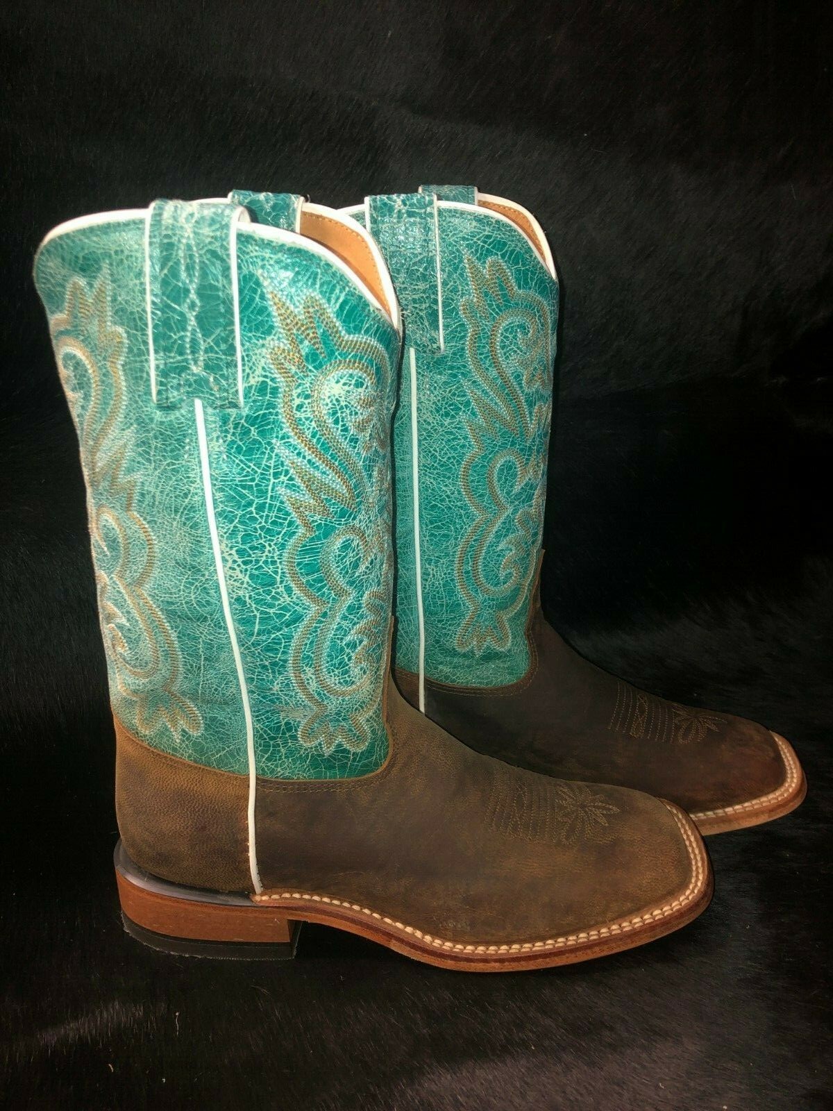 tony lama turquoise boots