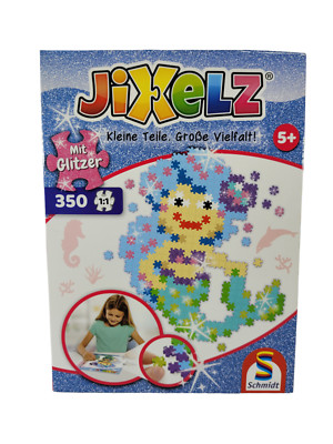 Jixelz Meerjungfrau Schmidt Spiele 350 Teile Legespiel Puzzlespiel mit Glitzer