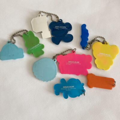 Porte-clés ANGEL BLUE – Bobine Avec Mousqueton – Narumiya International – Japon – Neuf