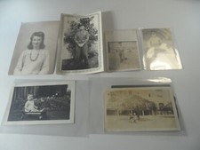 1F12 Vintage estate photo lot of 6 photos 1940/50's beach army uniforms