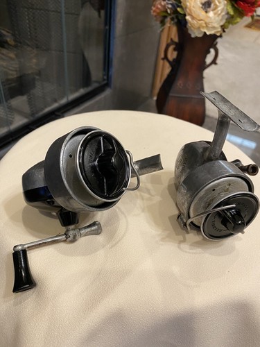 Two Vintage Lionel Airex Bache Brown "Spinster" Spinning Reels - Picture 4 of 12