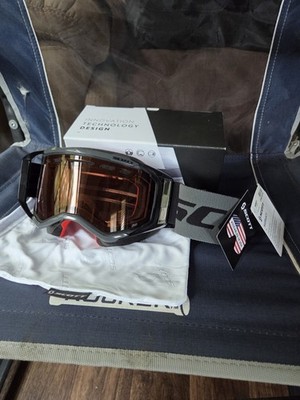Scott USA Prospect Snowcross Goggles OSFM Black/Rose Lens