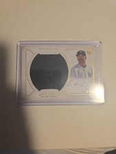 2019 Topps Definitive Collection Auto /GU Patch Justus Sheffield RC #ARC-JUS /50