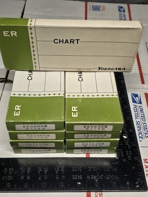 New Yokogawa Folding ER Chart Paper E906MGB *LOT OF 9*