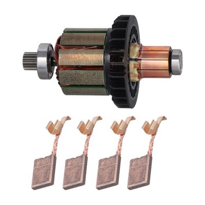 Premium Armature with 194427 5 Carbon Brush for DHP482 For DDF482RME DHP482RME