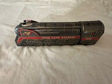 Tin Train Toy Overland Express For Parts Or Repair