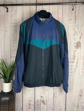 Vintage Adidas Originals Track Jacket XL 90s Colourblock Navy/Teal/Purple Jacket
