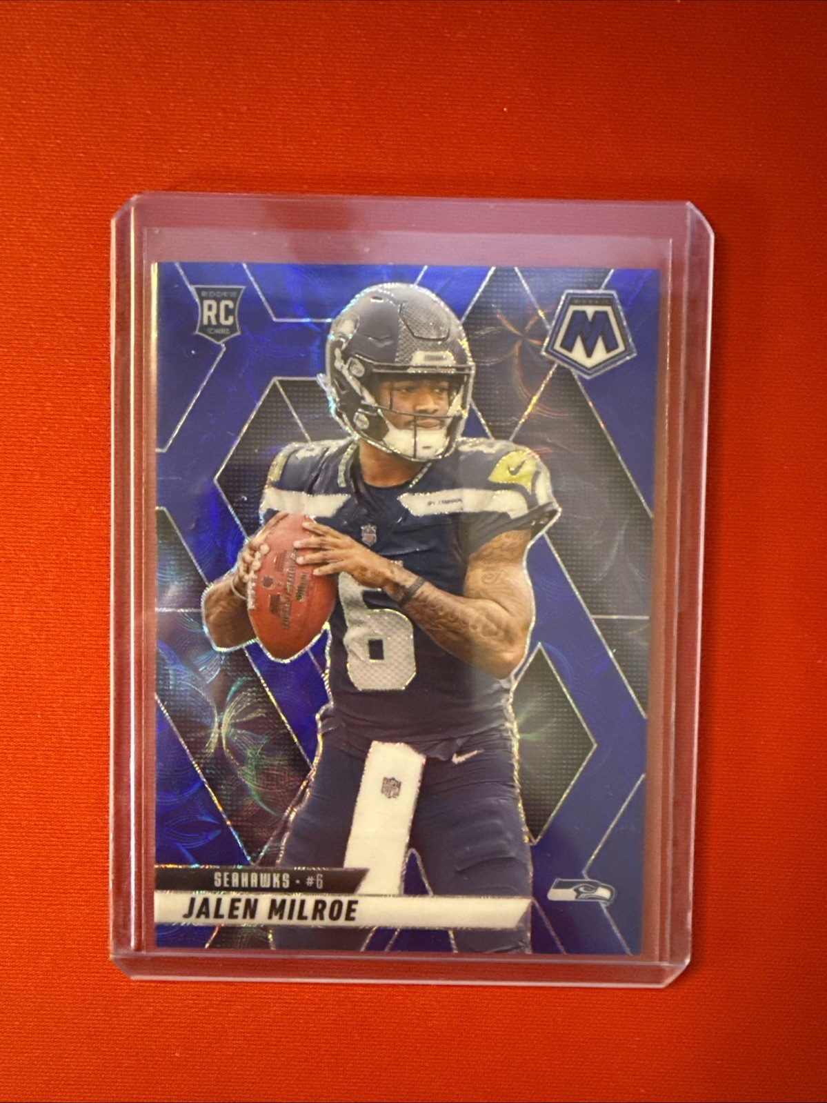 2025 Panini Mosaic #322 Jalen Milroe Blue Scope