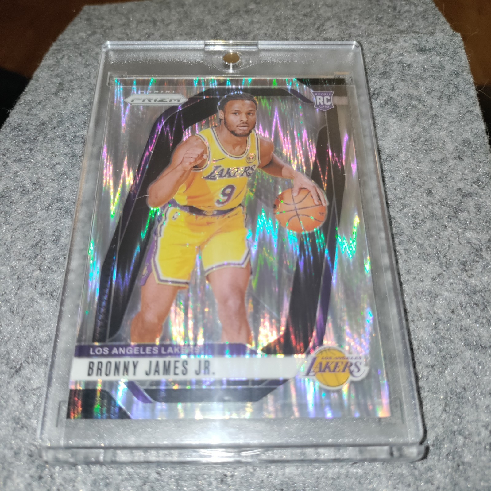 🏀 Bronny James Jr 2024-25 Prizm SKEWED 👀 156/249 LA Lakers Rookie RC