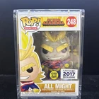 Funko Pop My Hero Academia MHA - ALL MIGHT #248 GITD Funimation 2017 SIGNED
