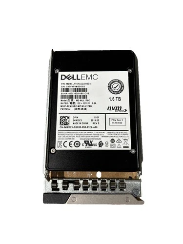 Dell 4WDXY 1.6TB NVME MU PCIe Gen3 2.5 Solid State Drive w60