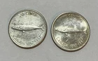 1967 Canada Silver 10 Cents  - Lot of 2