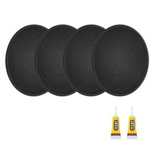 4 Pcs Speaker Dust Cap, 104x110x23mm Dust Resistant Coil Cover, Glossy Paper
