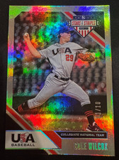 2020 Cole Wilcox (FIRST ON PRINT!) 1/10 Panini USA Baseball #10 Refractor