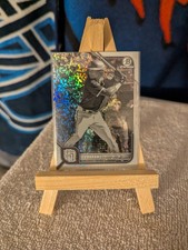 2022 Bowman Chrome-Black & White Diamond Refractor #12 C.J. Abrams /199 (RC)