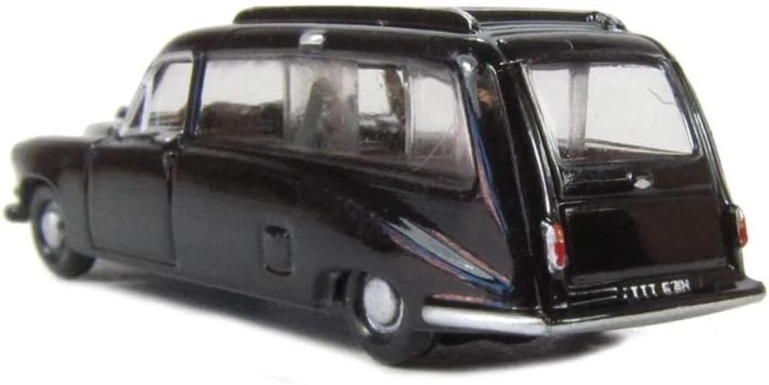 Oxford Diecast Black Hearse Daimler DS420 - 1:148 N Scale - Immagine 2 di 4