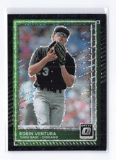 2025 DONRUSS BASEBALL ROBIN VENTURA ROOKIE CARD BLACK VELOCITY PRIZM (RC)