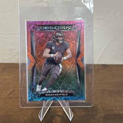 2024 Panini Obsidian Baker Mayfield Neon FOTL /4
