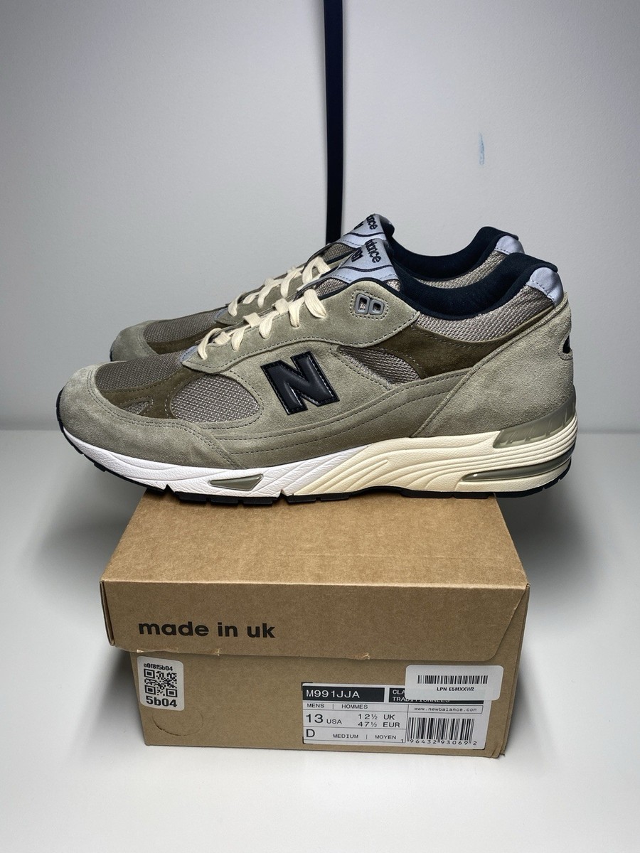 New Balance 991 MiUK JJJJound Grey Olive M991JJA - Size 13 | eBay