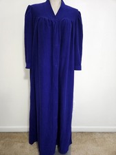 Vintage Vanity Fair Purple Long Robe Cozy, Warm, Rouched Size M